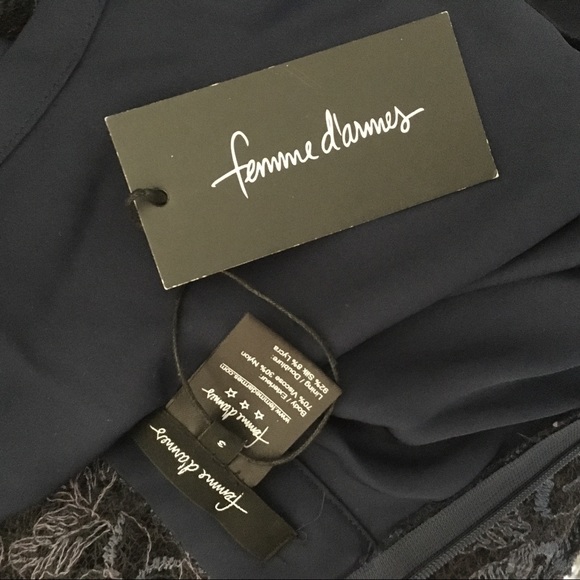 Femme D’armes Emmanuelle Lace Embroidered Gown - Picture 8 of 8